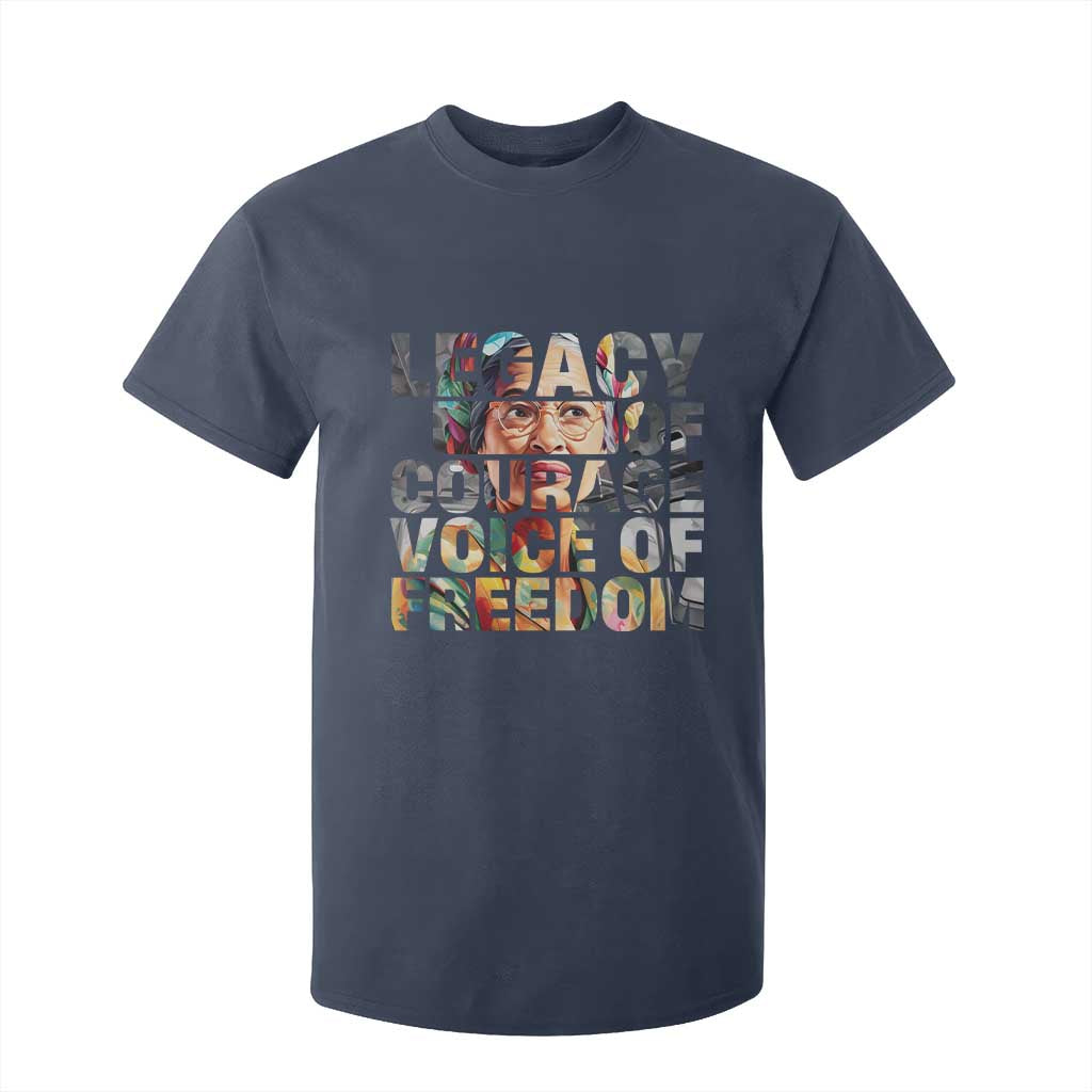 Rosa Parks T Shirt For Kid Legacy Of Courage Voice Of Freedom TS12 Navy Print Your Wear