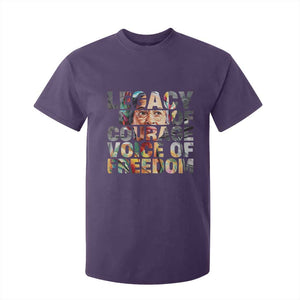 Rosa Parks T Shirt For Kid Legacy Of Courage Voice Of Freedom TS12 Purple Print Your Wear