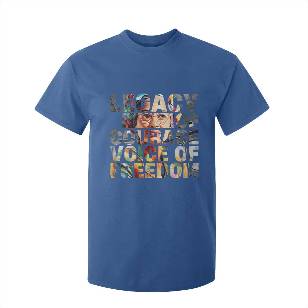 Rosa Parks T Shirt For Kid Legacy Of Courage Voice Of Freedom TS12 Royal Blue Print Your Wear