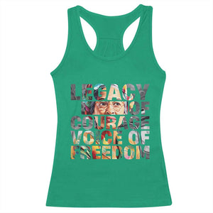 Rosa Parks Racerback Tank Top Legacy Of Courage Voice Of Freedom TS12 Irish Green Print Your Wear