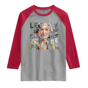 Rosa Parks Raglan Shirt Legacy Of Courage Voice Of Freedom TS12 Sport Gray Red Print Your Wear