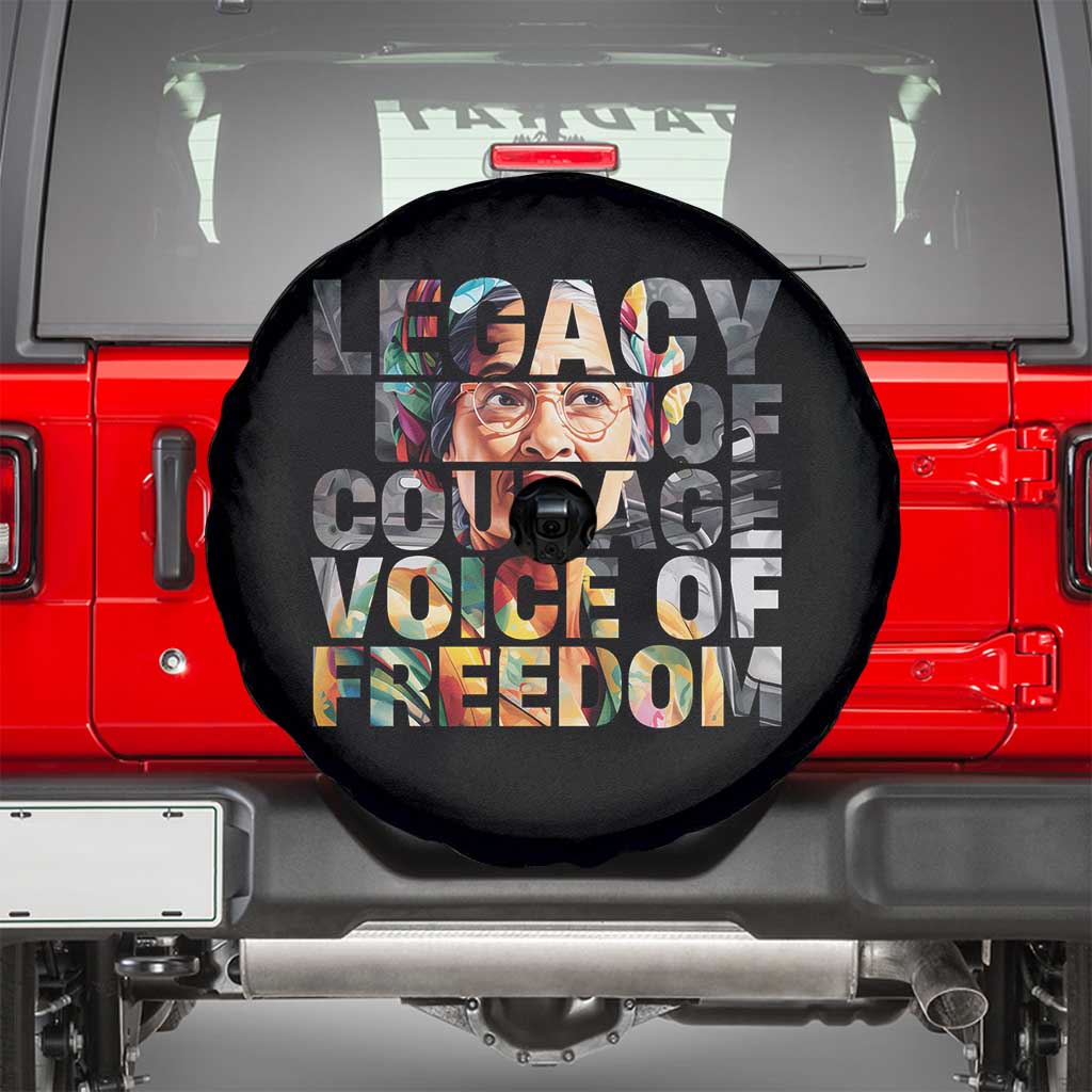 Rosa Parks Spare Tire Cover Legacy Of Courage Voice Of Freedom TS12 Black Print Your Wear