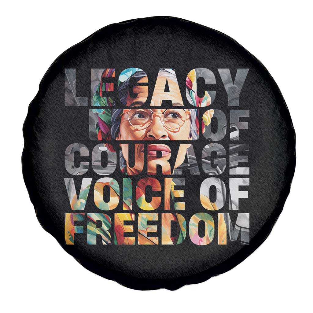 Rosa Parks Spare Tire Cover Legacy Of Courage Voice Of Freedom TS12 Print Your Wear