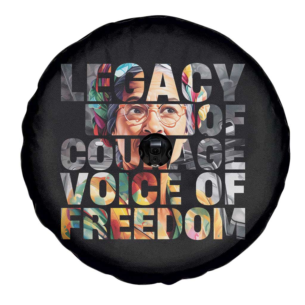 Rosa Parks Spare Tire Cover Legacy Of Courage Voice Of Freedom TS12 Print Your Wear