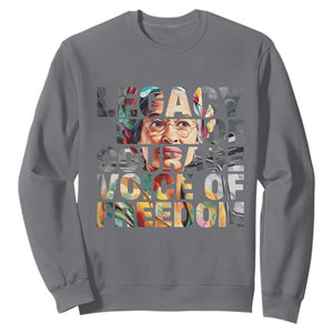 Rosa Parks Sweatshirt Legacy Of Courage Voice Of Freedom TS12 Charcoal Print Your Wear