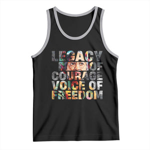 Rosa Parks Tank Top Legacy Of Courage Voice Of Freedom TS12 Black Athletic Heather Print Your Wear