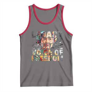 Rosa Parks Tank Top Legacy Of Courage Voice Of Freedom TS12 Deep Heather Red Print Your Wear