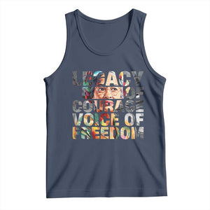 Rosa Parks Tank Top Legacy Of Courage Voice Of Freedom TS12 Navy Print Your Wear