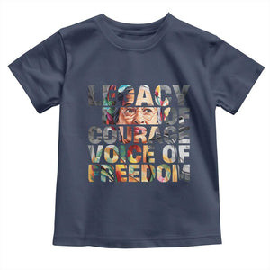 Rosa Parks Toddler T Shirt Legacy Of Courage Voice Of Freedom TS12 Navy Print Your Wear