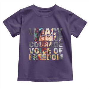 Rosa Parks Toddler T Shirt Legacy Of Courage Voice Of Freedom TS12 Purple Print Your Wear