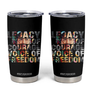 Rosa Parks Tumbler Cup Legacy Of Courage Voice Of Freedom TS12 Black Print Your Wear
