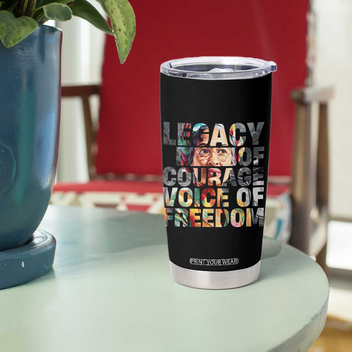 Rosa Parks Tumbler Cup Legacy Of Courage Voice Of Freedom TS12 Print Your Wear