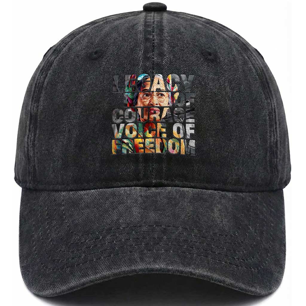 Rosa Parks Washed Cotton Baseball Cap Legacy Of Courage Voice Of Freedom TS12 Print Your Wear