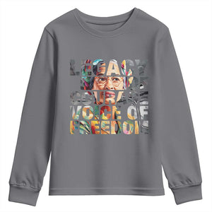 Rosa Parks Youth Sweatshirt Legacy Of Courage Voice Of Freedom TS12 Charcoal Print Your Wear
