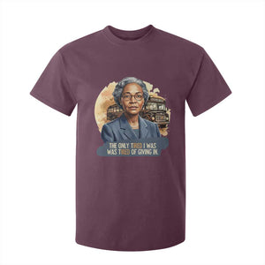 Rosa Parks Tired Of Giving In T Shirt For Kid Civil Rights Activist TS12 Maroon Print Your Wear