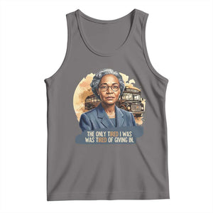 Rosa Parks Tired Of Giving In Tank Top Civil Rights Activist TS12 Deep Heather Print Your Wear