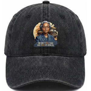Rosa Parks Tired Of Giving In Washed Cotton Baseball Cap Civil Rights Activist TS12 Print Your Wear