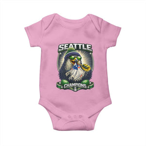 Seattle Champions Fan Pride Baby Onesie Football Fan Gift TS12 Light Pink Print Your Wear