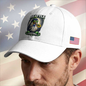 Seattle Champions Fan Pride Baseball Cap Football Fan Gift TS12 Print Your Wear
