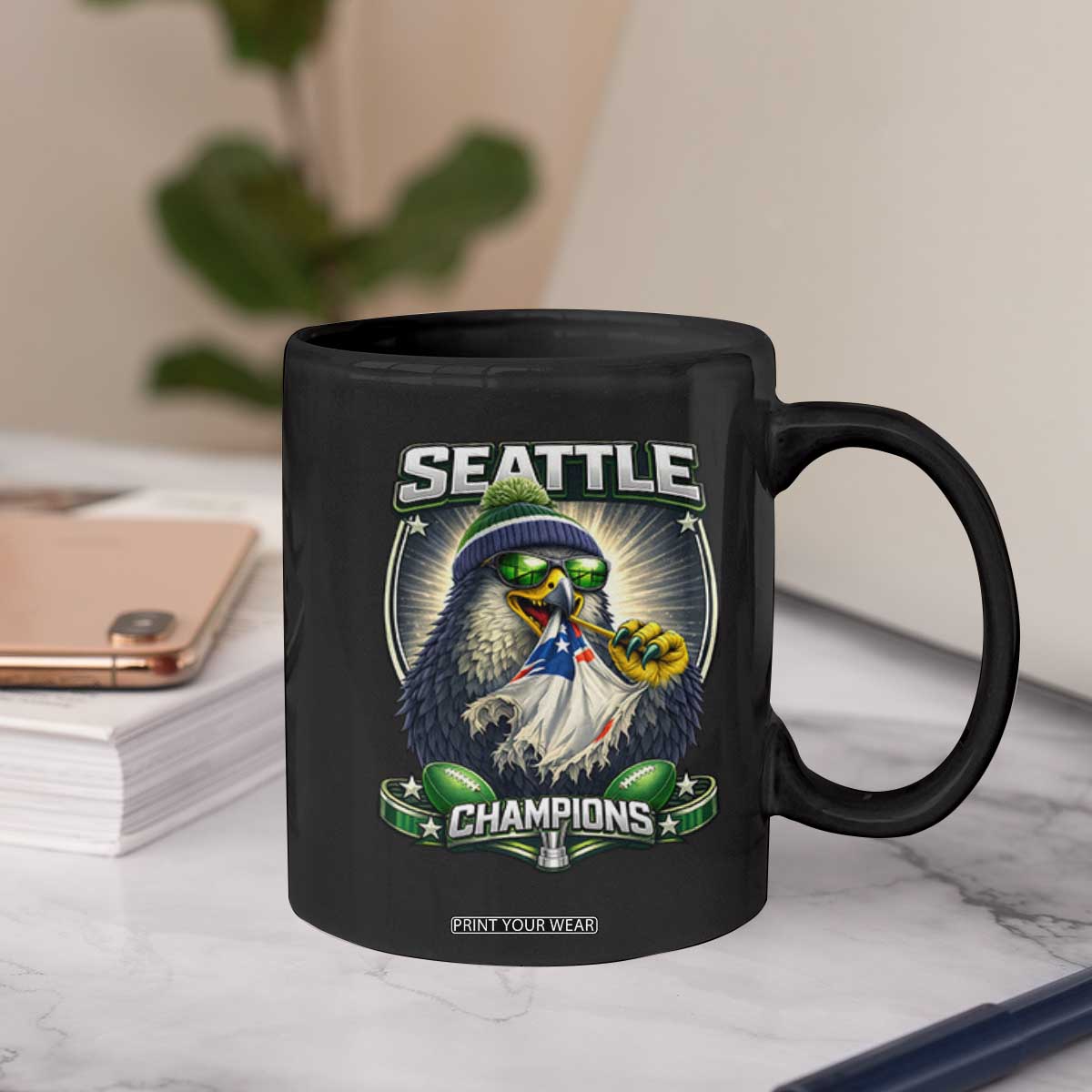 Seattle Champions Fan Pride Coffee Mug Football Fan Gift TS12 Print Your Wear
