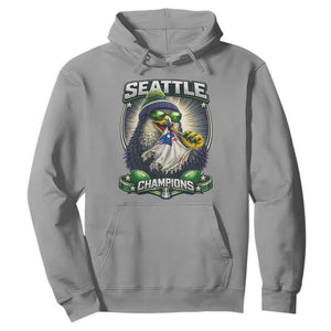 Seattle Champions Fan Pride Hoodie Football Fan Gift TS12 Sport Gray Print Your Wear