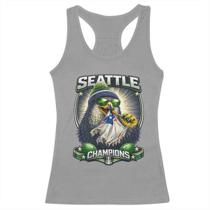 Seattle Champions Fan Pride Racerback Tank Top Football Fan Gift TS12 Sport Gray Print Your Wear