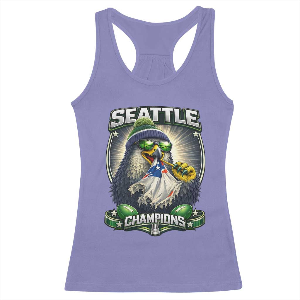 Seattle Champions Fan Pride Racerback Tank Top Football Fan Gift TS12 Violet Print Your Wear