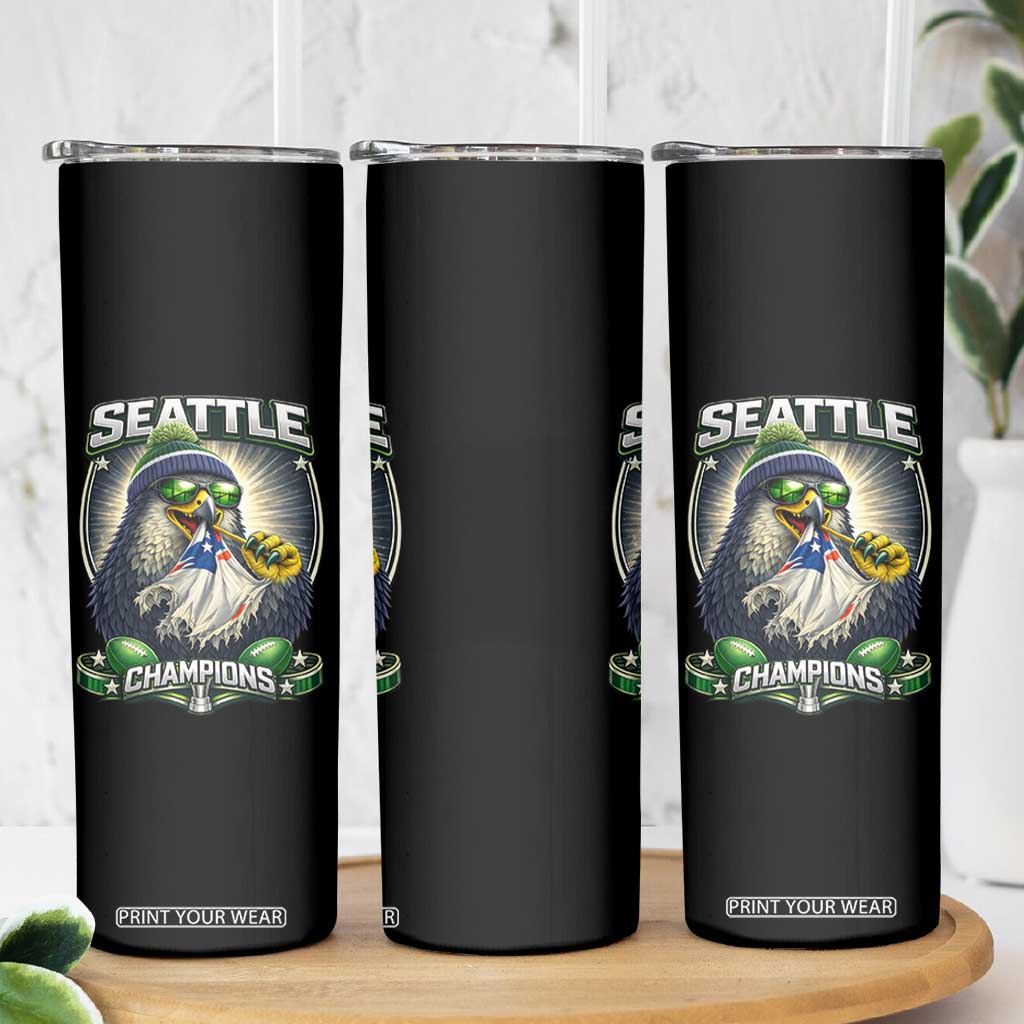 Seattle Champions Fan Pride Skinny Tumbler Football Fan Gift TS12 Print Your Wear