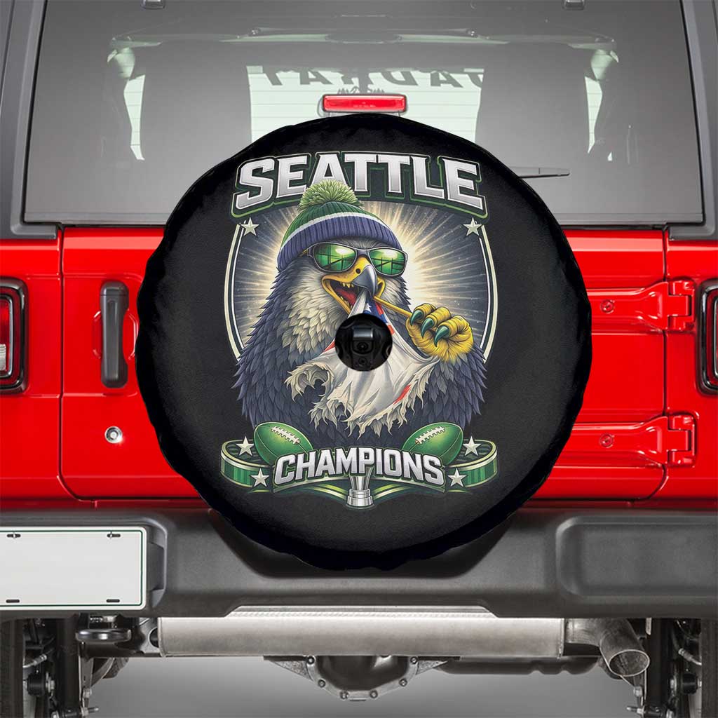 Seattle Champions Fan Pride Spare Tire Cover Football Fan Gift TS12 Black Print Your Wear
