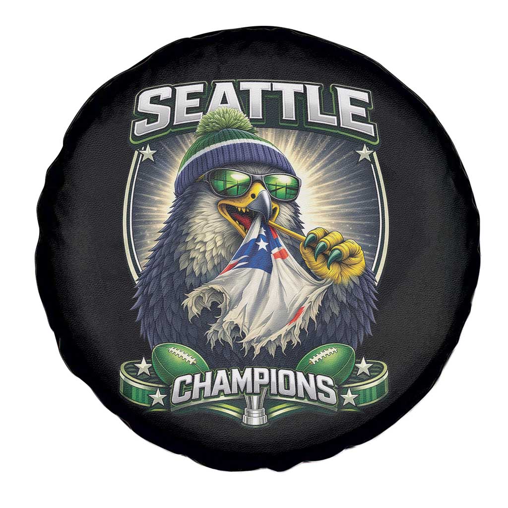 Seattle Champions Fan Pride Spare Tire Cover Football Fan Gift TS12 Print Your Wear