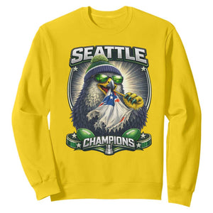 Seattle Champions Fan Pride Sweatshirt Football Fan Gift TS12 Daisy Print Your Wear