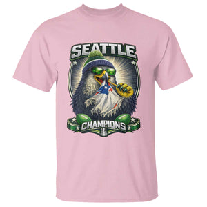 Seattle Champions Fan Pride T Shirt Football Fan Gift TS12 Light Pink Print Your Wear