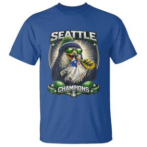 Seattle Champions Fan Pride T Shirt Football Fan Gift TS12 Royal Blue Print Your Wear