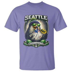 Seattle Champions Fan Pride T Shirt Football Fan Gift TS12 Violet Print Your Wear