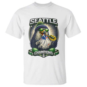 Seattle Champions Fan Pride T Shirt Football Fan Gift TS12 White Print Your Wear