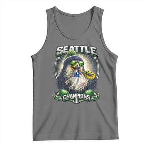 Seattle Champions Fan Pride Tank Top Football Fan Gift TS12 Black Heather Print Your Wear