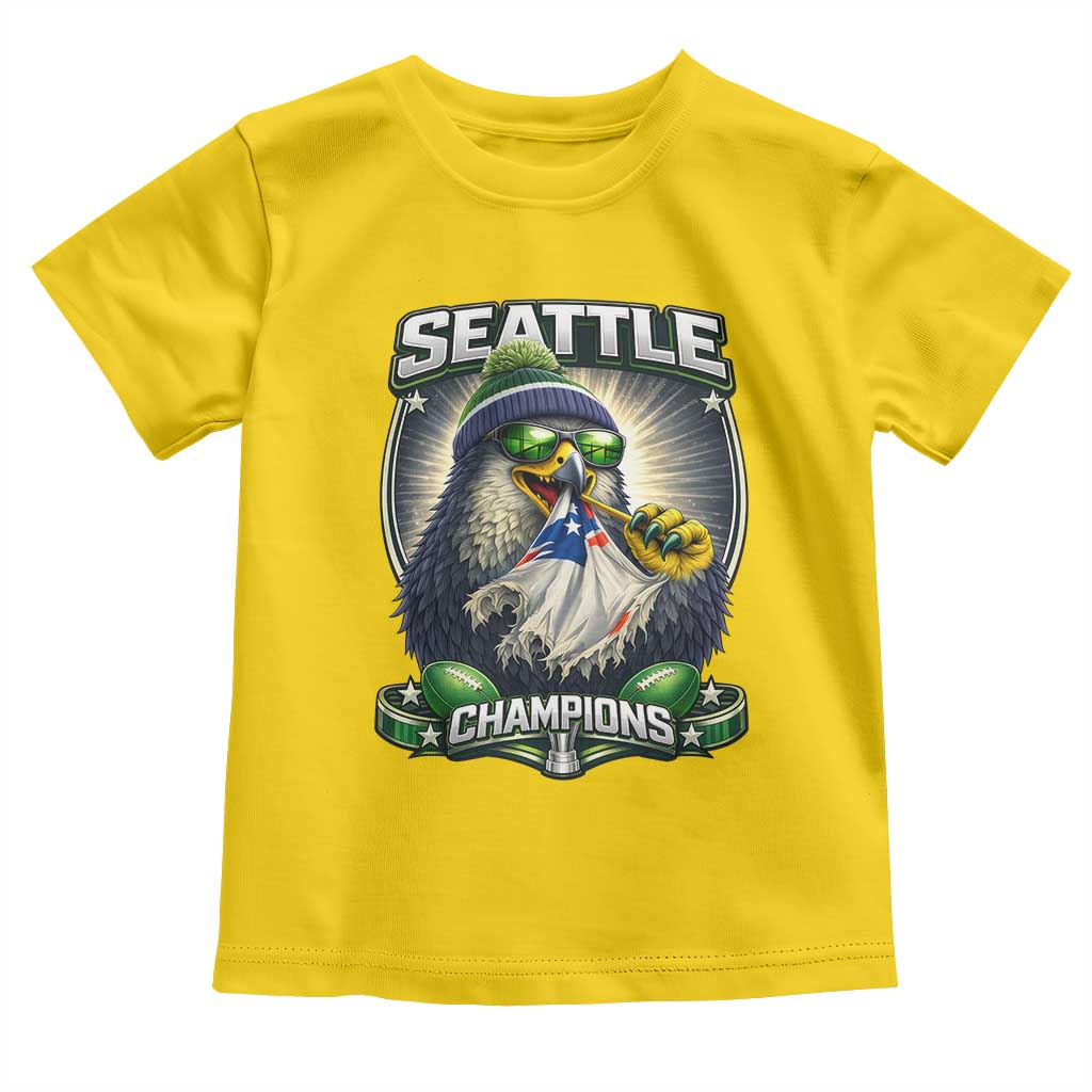 Seattle Champions Fan Pride Toddler T Shirt Football Fan Gift TS12 Daisy Print Your Wear