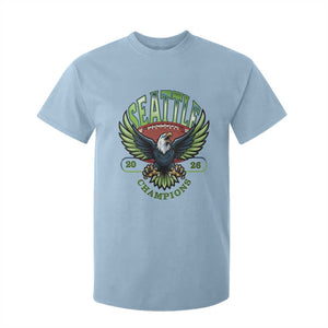 Seattle Champions Fan Pride T Shirt For Kid Gift For Football Lovers TS12 Light Blue Print Your Wear