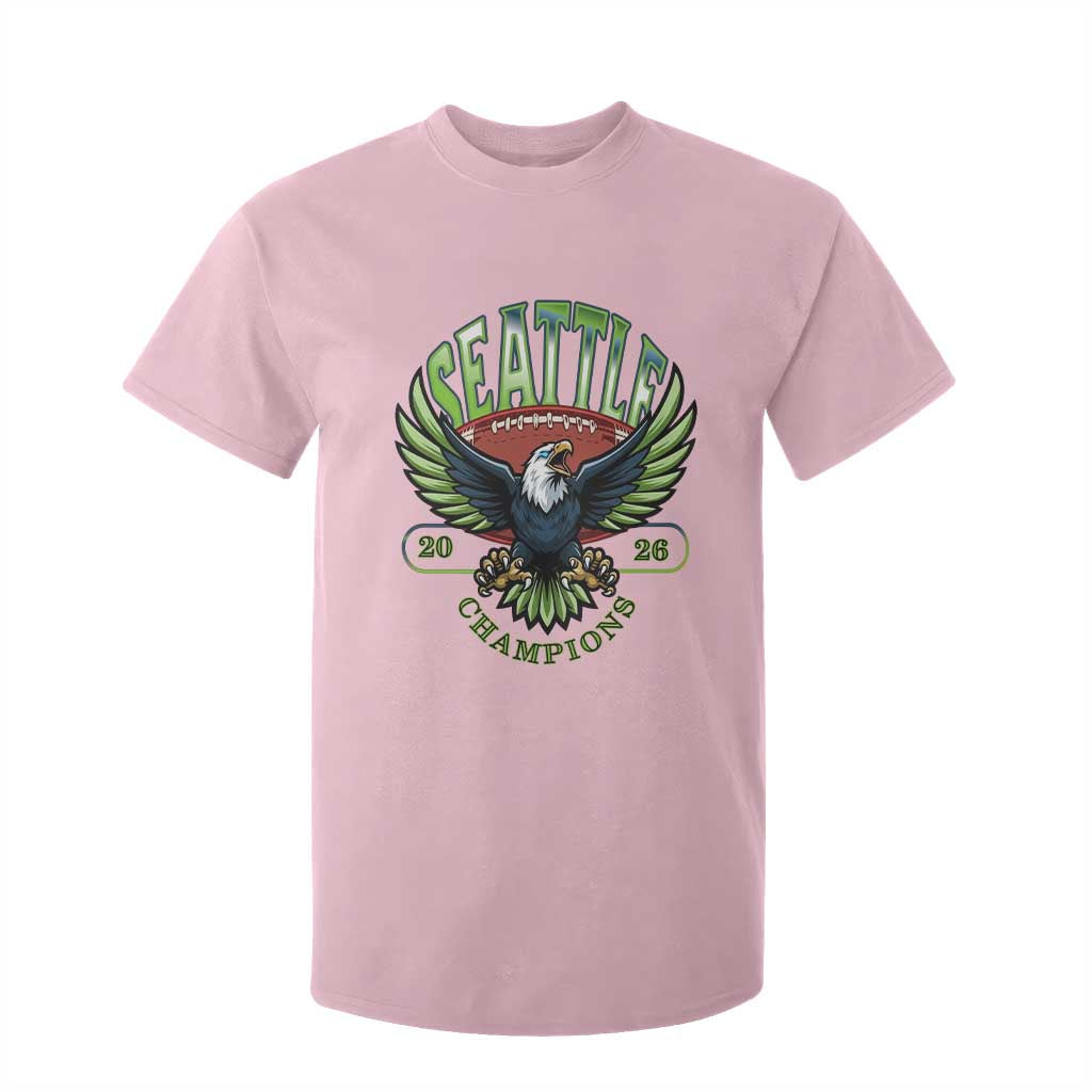 Seattle Champions Fan Pride T Shirt For Kid Gift For Football Lovers TS12 Light Pink Print Your Wear