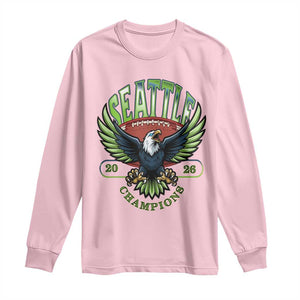 Seattle Champions Fan Pride Long Sleeve Shirt Gift For Football Lovers TS12 Light Pink Print Your Wear