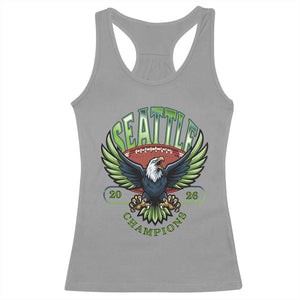 Seattle Champions Fan Pride Racerback Tank Top Gift For Football Lovers TS12 Sport Gray Print Your Wear