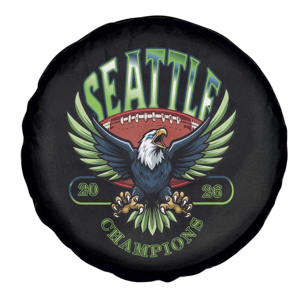 Seattle Champions Fan Pride Spare Tire Cover Gift For Football Lovers TS12 Print Your Wear