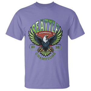 Seattle Champions Fan Pride T Shirt Gift For Football Lovers TS12 Violet Print Your Wear