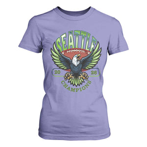 Seattle Champions Fan Pride T Shirt For Women Gift For Football Lovers TS12 Violet Print Your Wear