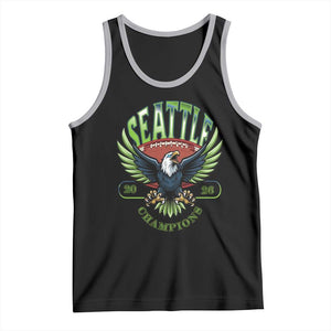 Seattle Champions Fan Pride Tank Top Gift For Football Lovers TS12 Black Athletic Heather Print Your Wear