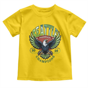 Seattle Champions Fan Pride Toddler T Shirt Gift For Football Lovers TS12 Daisy Print Your Wear