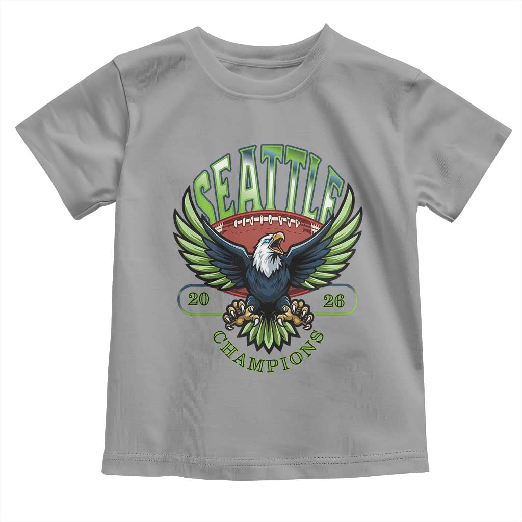 Seattle Champions Fan Pride Toddler T Shirt Gift For Football Lovers TS12 Sport Gray Print Your Wear