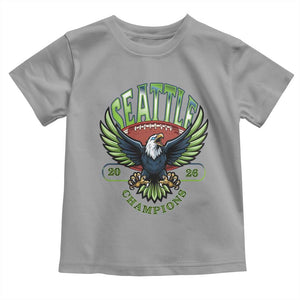 Seattle Champions Fan Pride Toddler T Shirt Gift For Football Lovers TS12 Sport Gray Print Your Wear