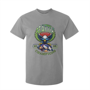 Funny Champion Seattle Dominates New England T Shirt For Kid 12s Fan Pride TS12 Sport Gray Print Your Wear