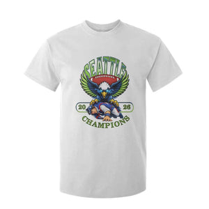 Funny Champion Seattle Dominates New England T Shirt For Kid 12s Fan Pride TS12 White Print Your Wear